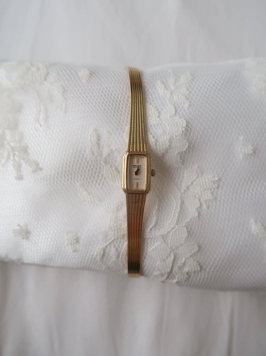 Vintage Japanese Dainty Gold Watch