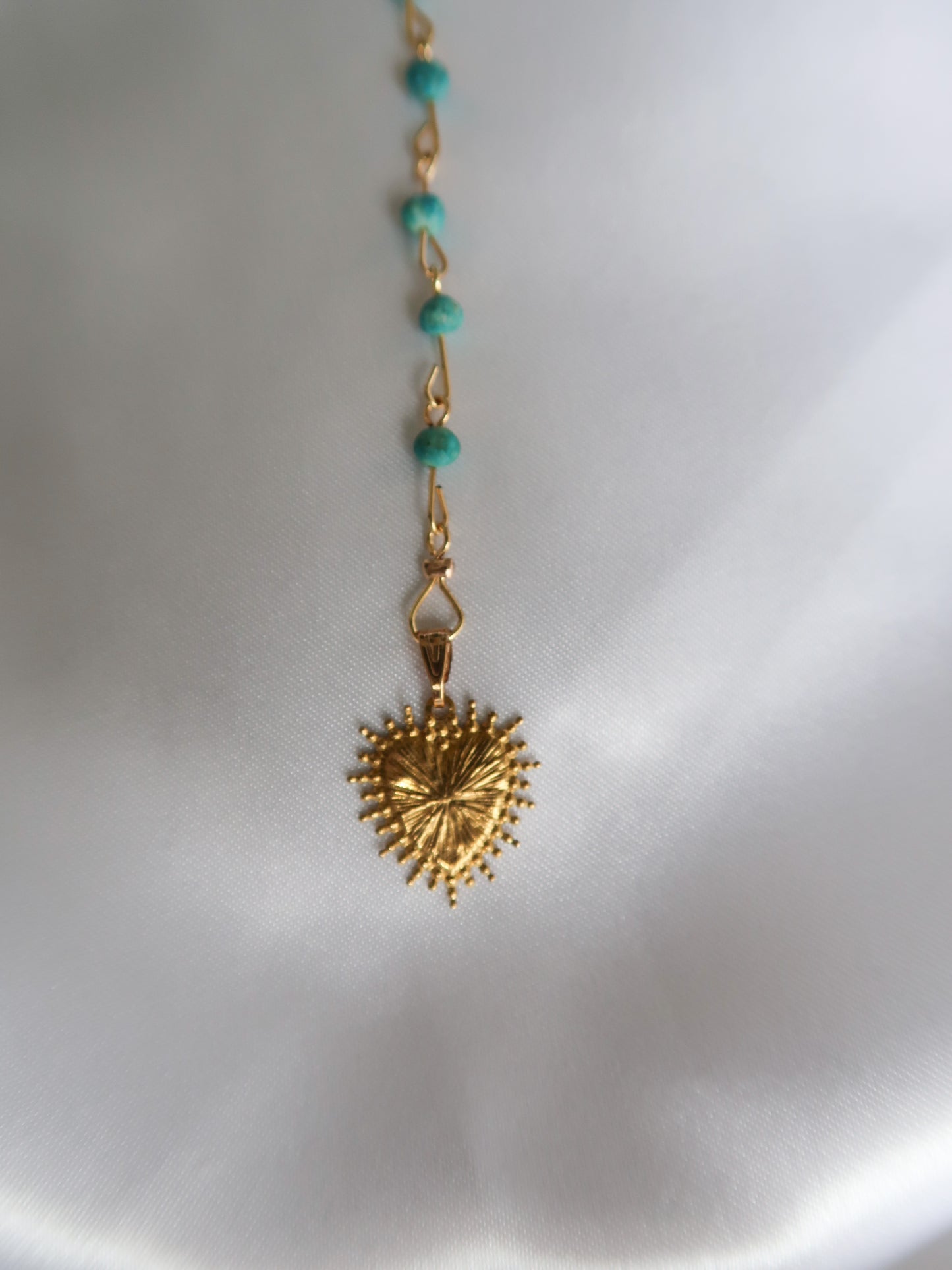 Genuine Turquoise Lariat Necklace