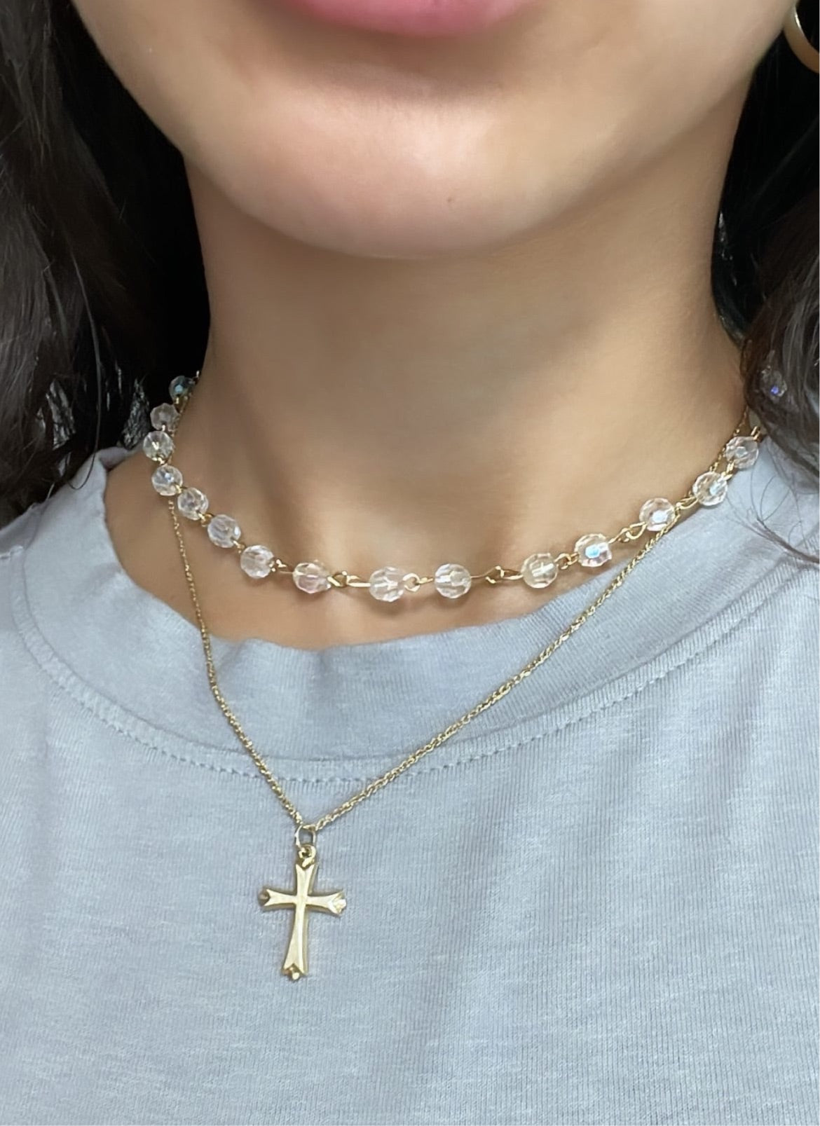 Clear Angel Choker